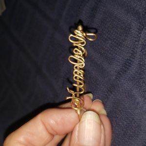 gold wire bracelet